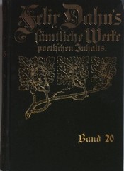 Sühne. Trauerspiel in fünf Aufzügen. Felix Dahn’s Sämtliche Werke poetischen Inh