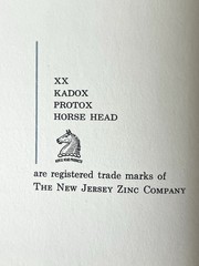 1957 Zinc Oxide Rediscovered New Jersey Zinc Semiconductor Chemistry