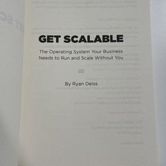 Get Scalable Ryan Deiss Paperback Business Book Marketing Growth System