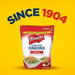 French’s Crispy Onions – 24 oz Bag for Green Bean Casseroles