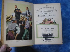 LOT OF 12 ANTIQUE THE COMPLETE WORKS OF MARK TWAIN #1-4, 9-11, 14-18 HC 1917