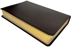 The Finishing Touch Daily Devotional Charles R. Swindoll Burgundy Leather EUC