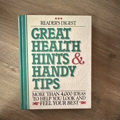 Reader’s Digest Association Great Health Hints & Handy Tips Hardcover Book