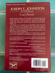 Joseph E. Johnston : A Civil War Biography by Craig L. Symonds 1994 Norton TPB