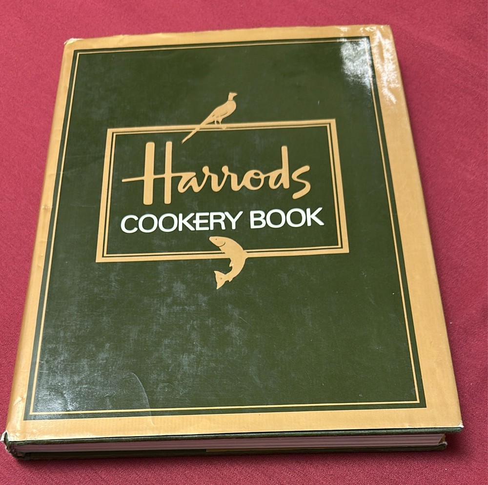 Harrods Cookery Book 1985 1st edition with Dust Jacket 256 pages-1985