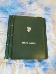 1993 Jaguar XJ6-XJ12 Factory Service Manual Volume 1 Metal Binder Book