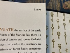 Erin Morgenstern The Starless Sea First Edition Hardcover Signed Doubleday