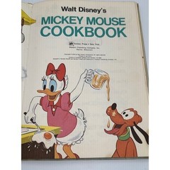 Vintage 1975 Walt Disney’s Mickey Mouse Cookbook Hardcover Golden Press~Recipes