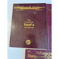 Advanced Dungeons and Dragons Lot of 3 Psionics, Humanoids, Thief’s