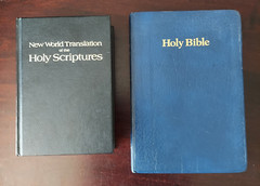 Lot Of 2 Holy Bibles – Versions: New World Translation Watchtower & King James