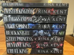 RINA KENT Royal Elite Complete Series Set of 8 Original Paperbacks