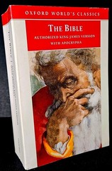 The Bible Authorized King James Version (Oxford World’s Classics) LIKE NEW