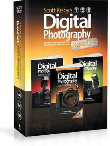Scott Kelby’s Digital Photography Boxed Set, Volumes 1, 2, and 3 – GOOD