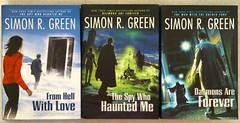 5lbs of 3 SIMON R. GREEN HARDCOVER BOOKS LOT THE SPY WHO HAUNTED ME DAEMONS