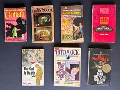 Vintage Murder Mystery Suspense Paperback Books Assorted Lot Of 18