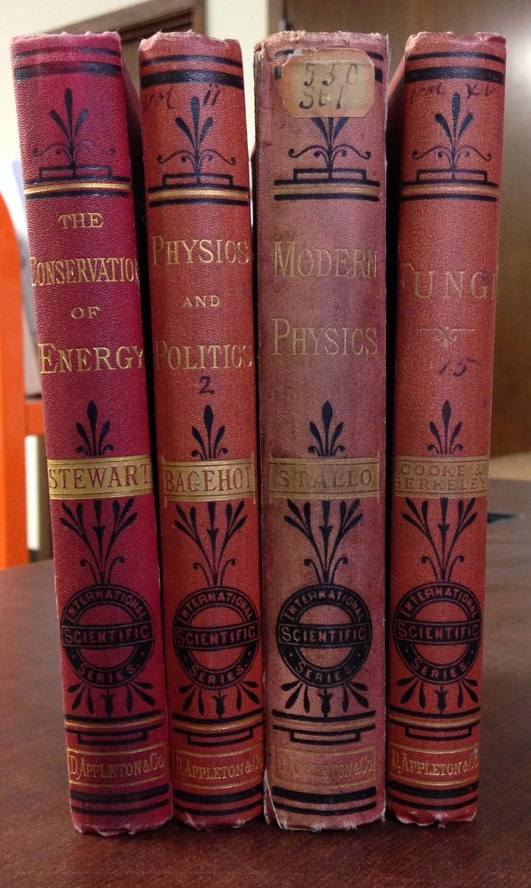 International Scientific Series Lot of 4 NBs 1876 G 260226