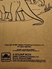 Vintage 1987 Golden Dinosaurs Giant Coloring Book 92 Pages Left Uncolored VTG