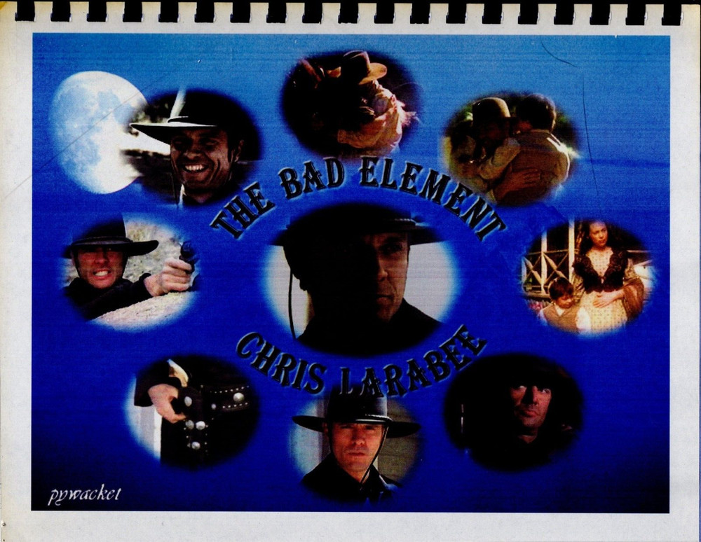 Magnificent Seven Fanzine „The Bad Element #1” Gen 2004 Chris Larabee VTG
