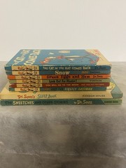 Lot of 8 Vintage Dr Seuss Books 50s-60s Varied Titles Two Large Versions READ