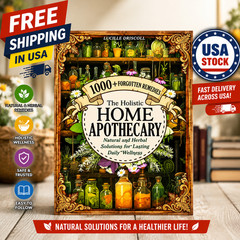 1000+ Forgotten Apothecary Recipes Remedies Book Natural and Herbal Welness..