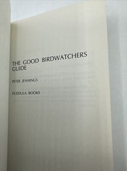 The Good Birdwatchers Guide Peter Jennings Rare Softcover 1991 482 Total Pages