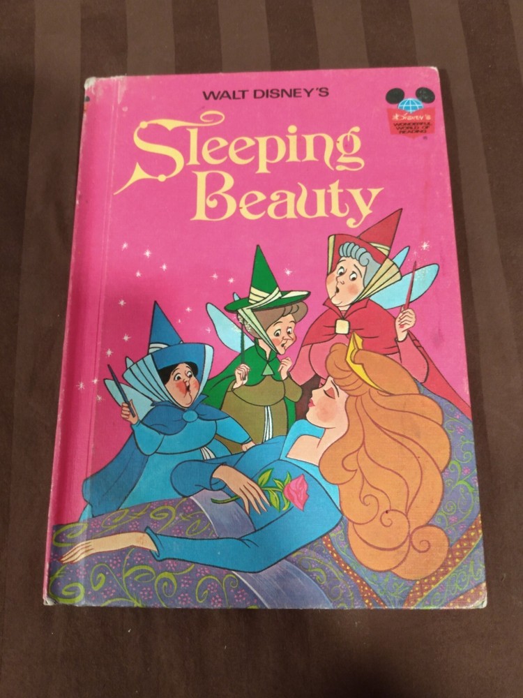 Walt Disney’s Sleeping Beauty Hardcover Book Club Edition 1974