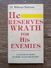 He Reserves Wrath For His Enemies Hilton Sutton Rare Vintage – CM1