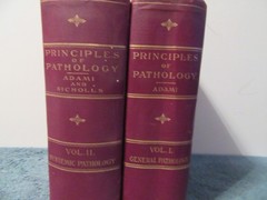 2 Principles of Pathology volume 1 & 2 George Adami general & systemic medical
