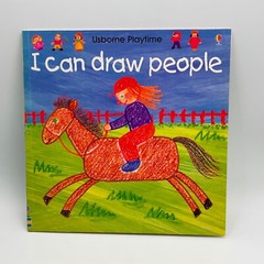 I Can Draw People & How to Draw People Lot of 2 Paperback Books Usborne Levy Kid