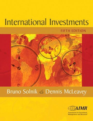 International Investments (The Addison-Wesley Series in Finance)