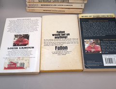 Louis Lamour Lot Of 10 Western Titles Various Age And Conditions See Photos