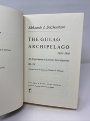 The Gulag Archipelago Volumes 1 & 2 Harper & Row HC – Both Book Club Editions