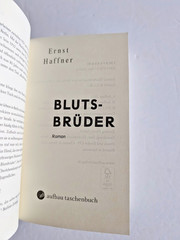 Ernst Haffner – Blutsbruder – Aufbau Taschenbuch, PB, GC+