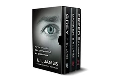 Fifty Shades as Told by Christian Trilogy: Grey, Darker, Freed Box Set New