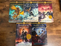 Rick Riordan Fantasy Adventure Hardcover/Paperback Book Lot