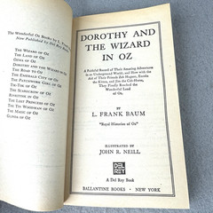 Dorothy and the Wizard in Oz (Oz #4) L. Frank Baum Paperback Del Rey 1981