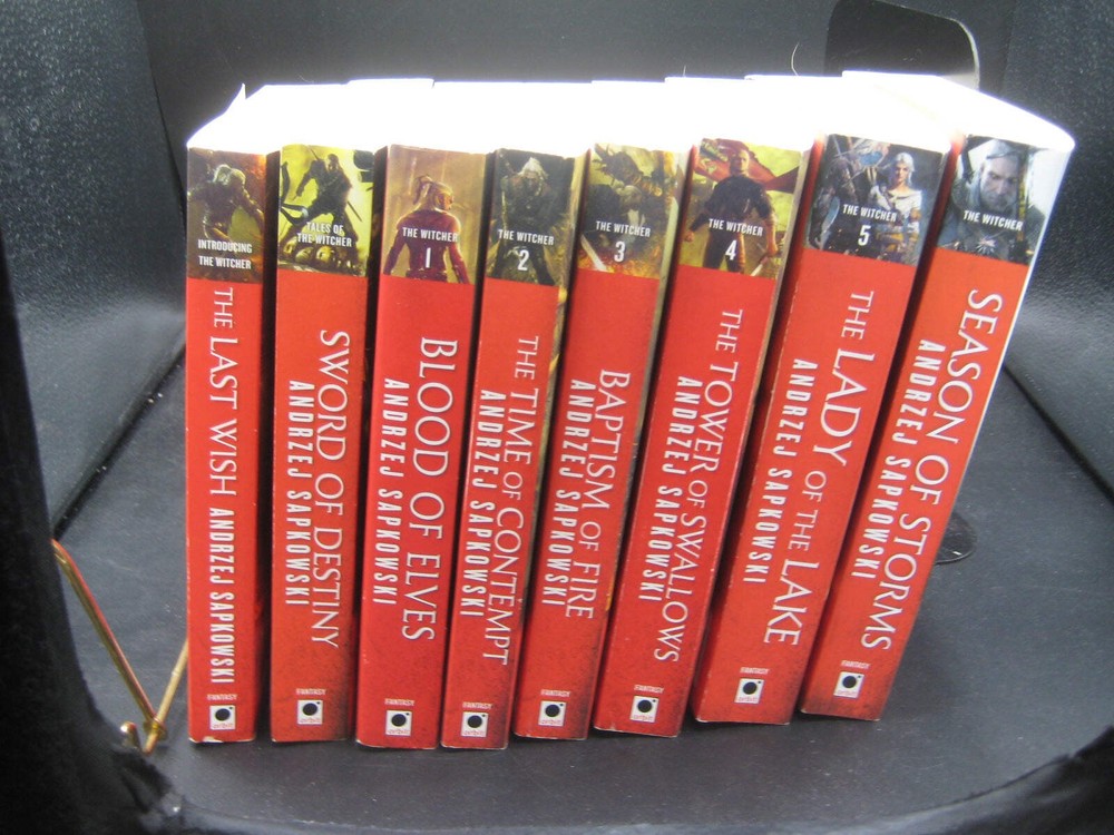 The Witcher – Set of 8 (Used Paperback Books) – Andrzej Sapkowski