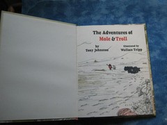 THE ADVENTURES OF MOLE & TROLL Weekly Reader Book Club TONY JOHNSTON HC 1972