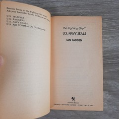 U.S. Navy SEALs Ian Padden 1985 First Edition Military History Bantam