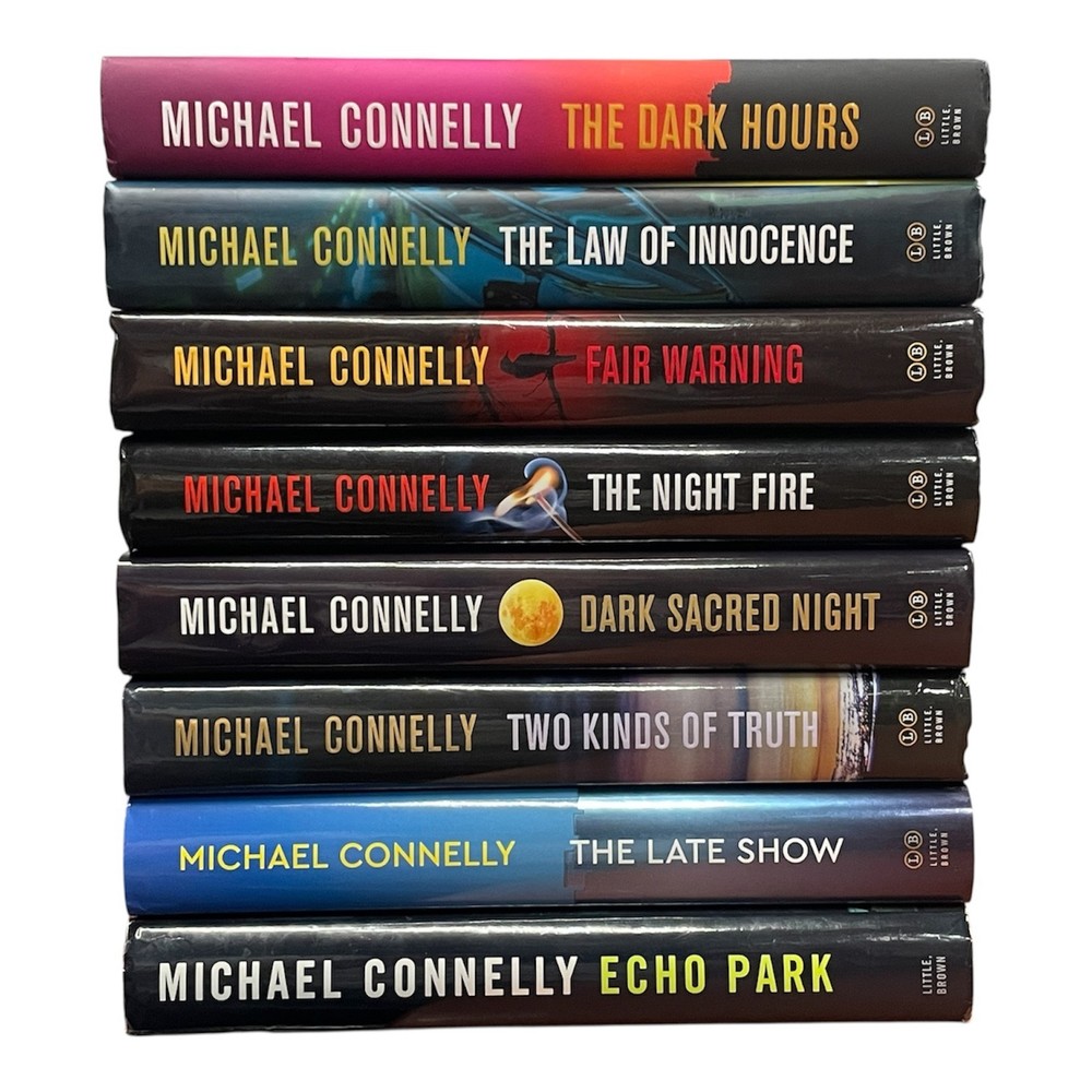 Michael Connelly Bosch Lincoln Lawyer Starter Set Hardcover Lot of 8 Dustcovers