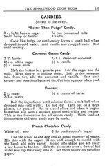 1922 The Shorewood Cook Book 161 Pages