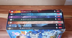 Amulet Box Set Books 1-7 Kazu Kibuishi Collection Graphix Scholastic