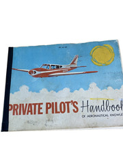 1965 Private Pilots Handbook AC 61-23 Aeronautical Knowledge 174 Pages Pre-owned