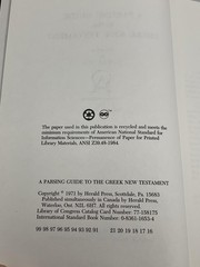 A Parsing Guide To The Greek New Testament Nathan E. Han Herald Press Hardcover