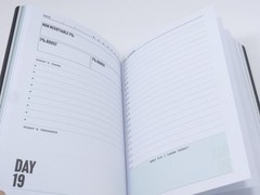 The 1% Diary Black Soft Cover Faux Leather (Undated)
