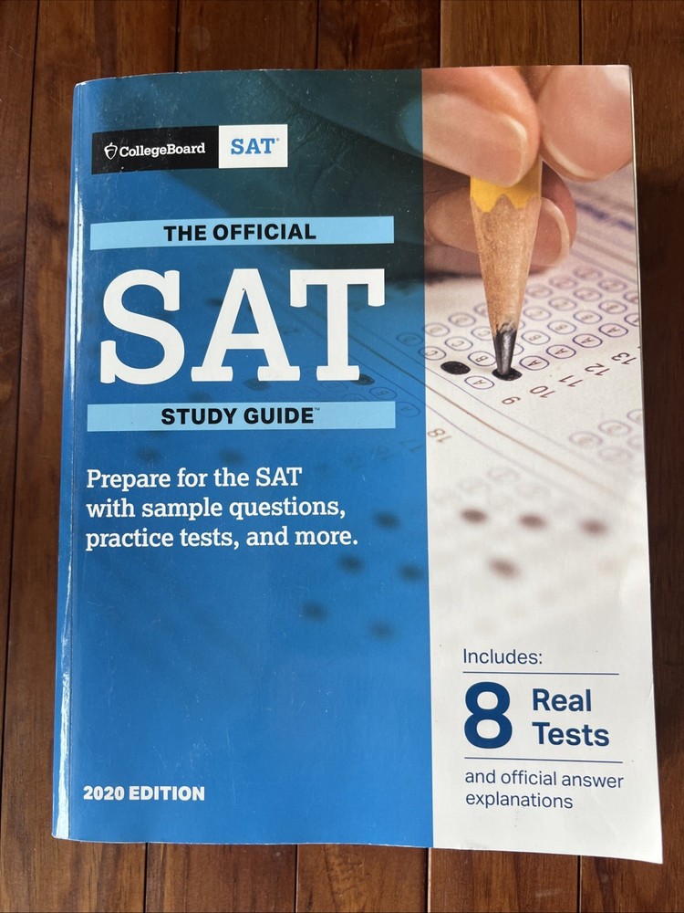 The Official SAT Study Guide College Board Test Prep Exam Practice Book Unused