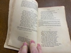 OLD ITALIAN BOOK POESIE CLASSICI ITALIANI #398 BY UGO FOSCOLO YEAR 1796