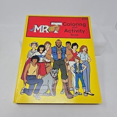 Vintage 1984 Mr. T Coloring and Activity Book 383 Pages A-Team – New Old-Stock!