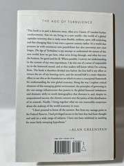 Alan Greenspan The Age of Turbulence Hardcover Book 2007 Economic Insights Polic