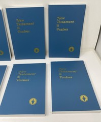 Lot 10 ESV Gideons Personal Size Thinline New Testament Psalms Bible Paperback